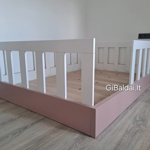 Lova vaikui ant žemės